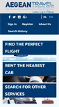 Mobile Screenshot of bookings.aegeantravel.gr